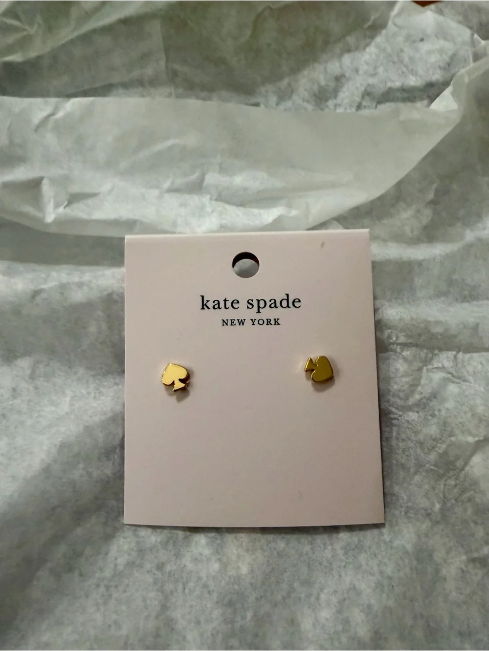 NWT Signature Spade Mini Stud Earrings